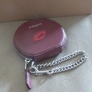 NWT Coach Lips Coin Purse